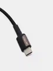 Черный кабель быстрой зарядки для ноутбуков Type-C=Type-C 60w QC4.0 /PD