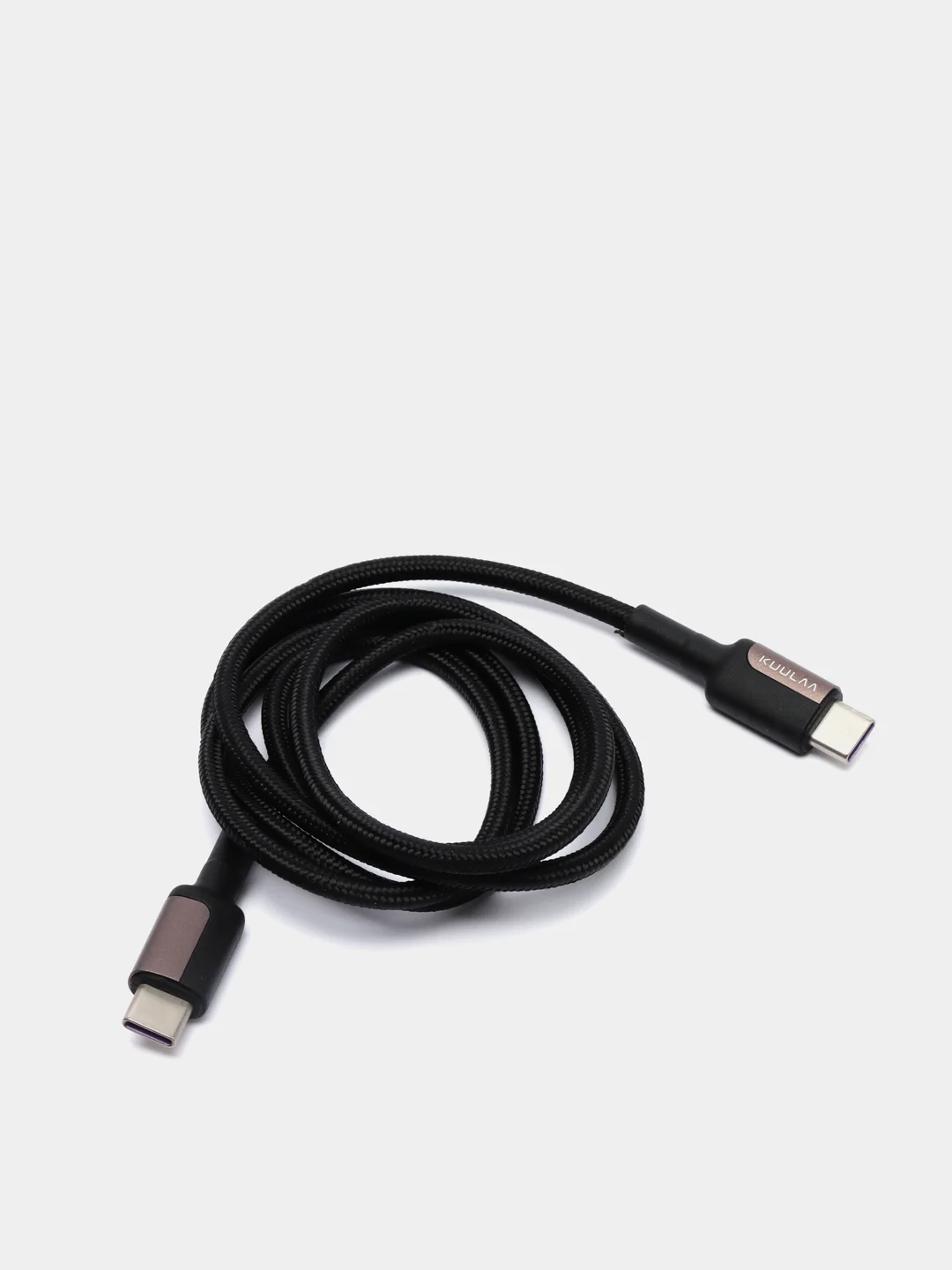 Черный кабель быстрой зарядки для ноутбуков Type-C=Type-C 60w QC4.0 /PD