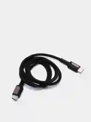 Черный кабель быстрой зарядки для ноутбуков Type-C=Type-C 60w QC4.0 /PD