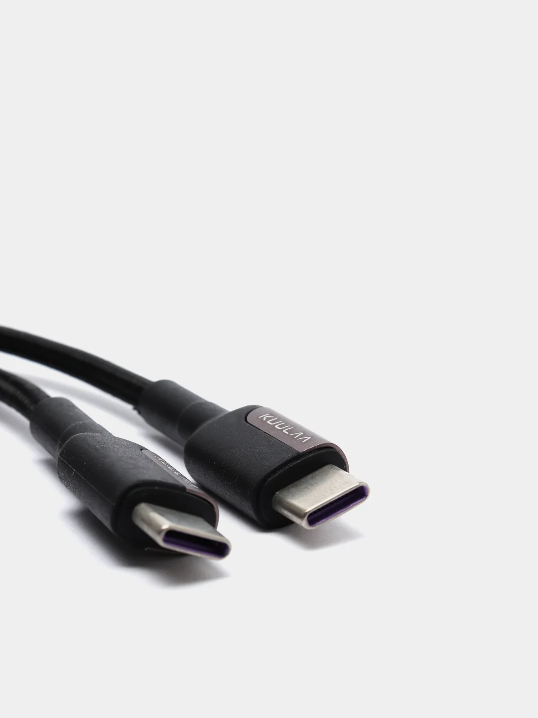 Черный кабель быстрой зарядки для ноутбуков Type-C=Type-C 60w QC4.0 /PD