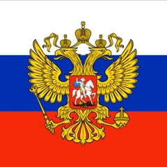 Флаг России с гербом