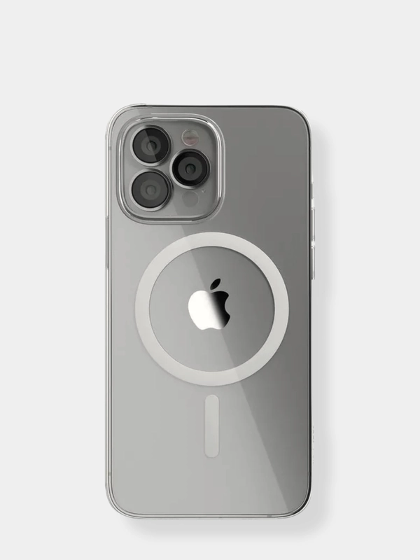 Чехол MagSafe для Apple iPhone 11 / 12/ 13, все модели, силиконовый, прозрачный