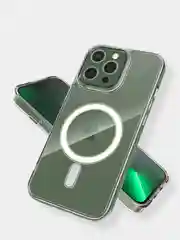 Чехол MagSafe для Apple iPhone 11 / 12/ 13, все модели, силиконовый, прозрачный