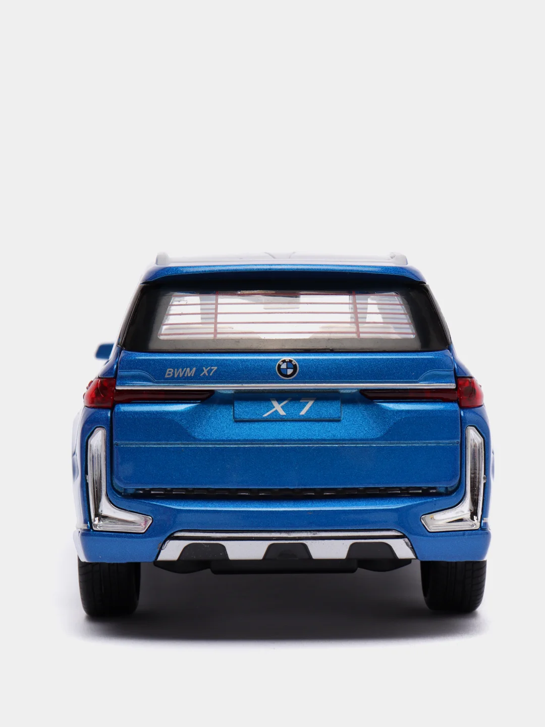 Синий металлическая машинка Che Zhi 1:24 BMW X7 CZ115