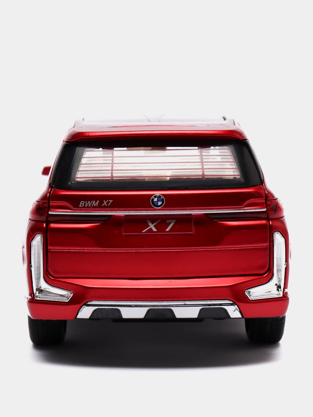 Красный металлическая машинка Che Zhi 1:24 BMW X7 CZ115