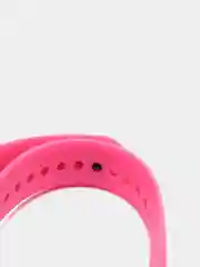 Розовый ремешок силиконовый для Xiaomi Mi Band 3, Mi Band 4 (Ми Банд 3, 4), рифленый