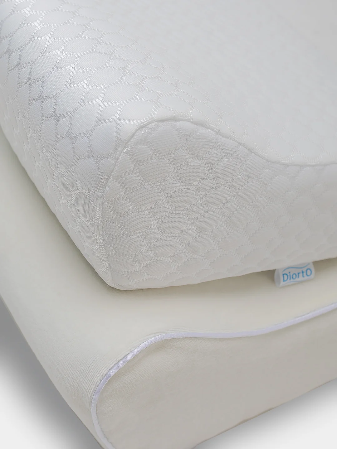 Белый подушка ортопедическая анатомическая с эффектом памяти Diorto Pillow