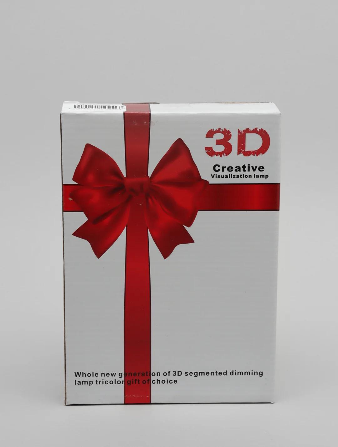 Белый ночник светодиодный LED, настольный, 3D