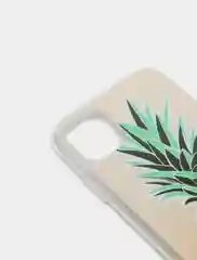 Индиго чехол для iPhone 11, принт "Ананасы"