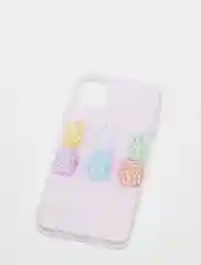 Кораллово-розовый чехол для iPhone 11, принт "Ананасы"