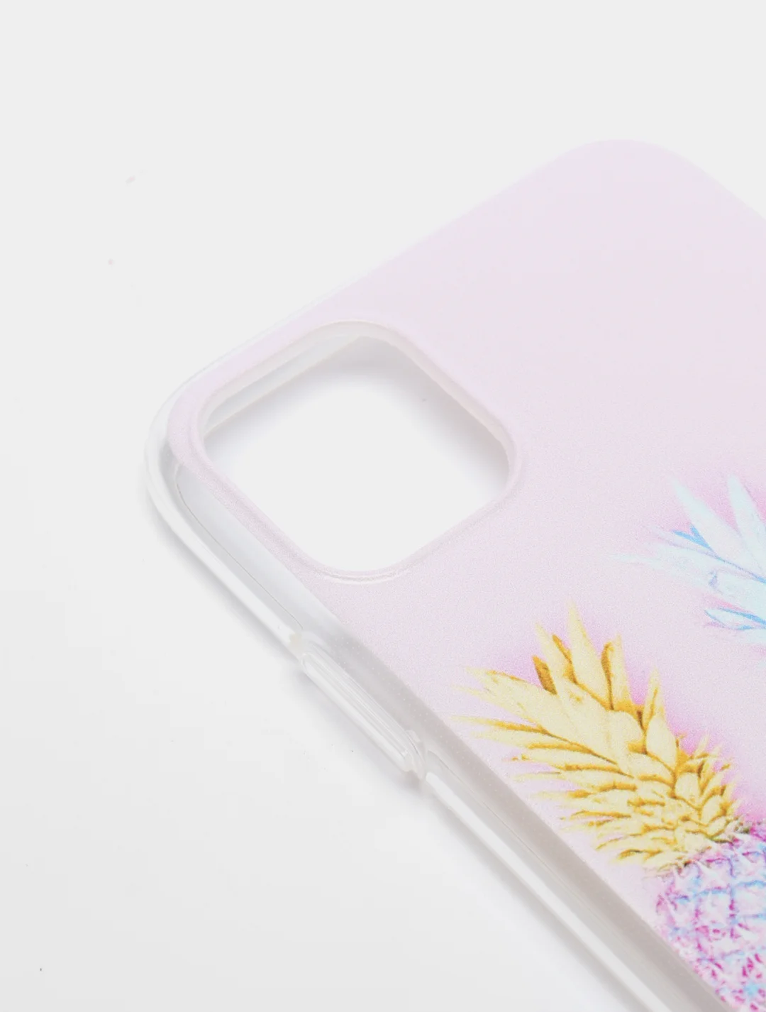 Кораллово-розовый чехол для iPhone 11, принт "Ананасы"