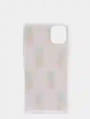 Зеленый чехол для iPhone 11, принт "Ананасы"