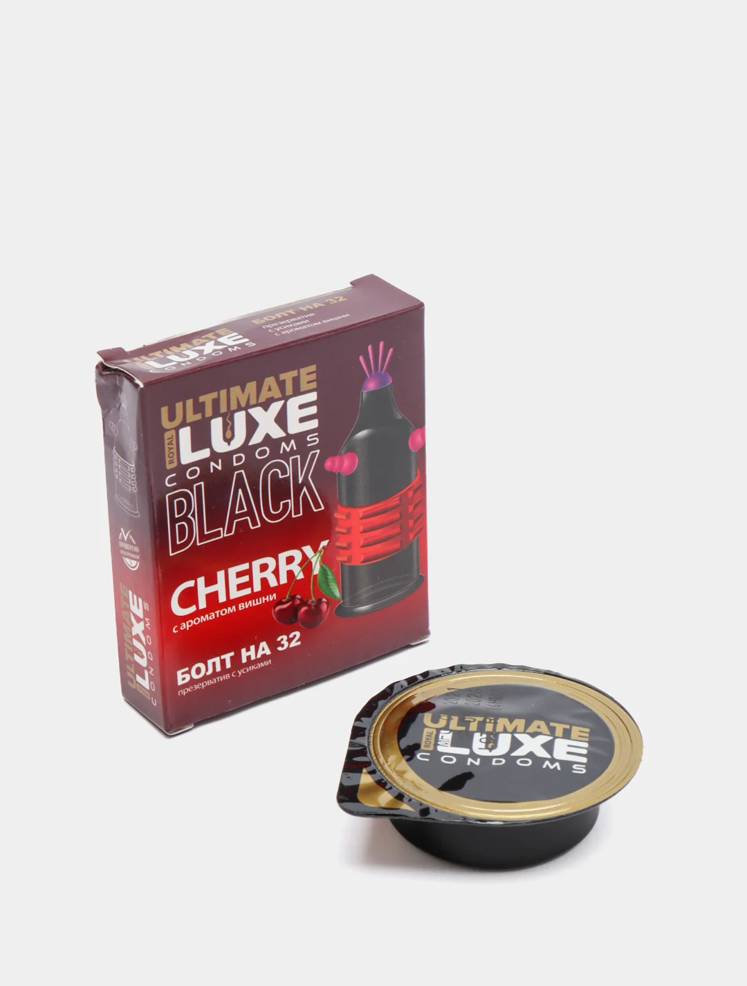 Бордовый презерватив LUXE EXTREME, 1 штука