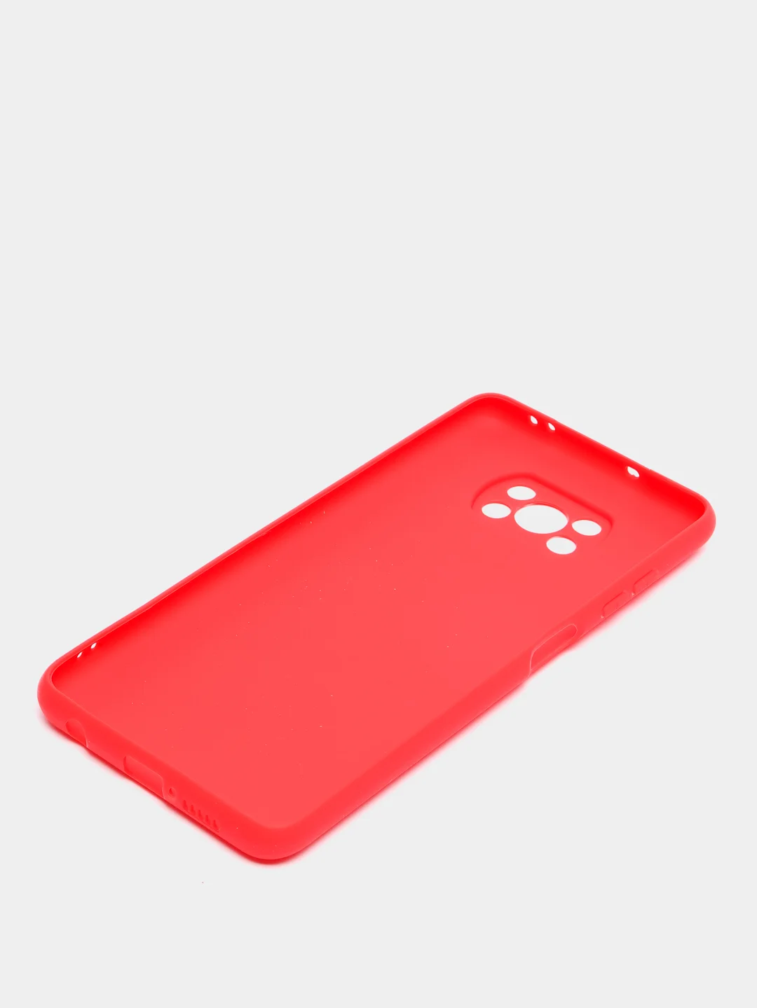 Красный чехол Xiaomi Poco X3 NFC / Poco X3 Pro, силиконовый