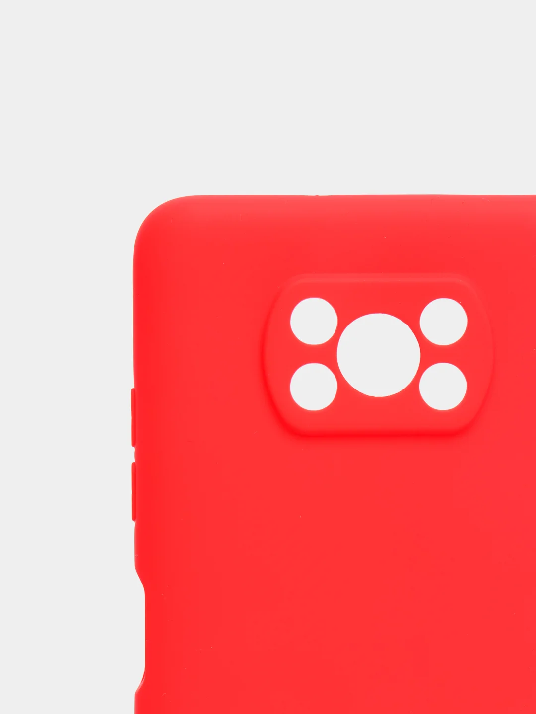 Красный чехол Xiaomi Poco X3 NFC / Poco X3 Pro, силиконовый