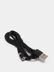 Черный магнитный кабель для зарядки, коннекторы MicroUSB, Type-C, iPhone Lightning по отдельности