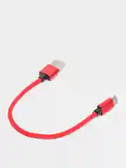 Голубой кабель Type-C в нейлоновой оплетке 2А, быстрая зарядка, 4 размера