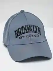 Серый бейсболка унисекс с вышивкой Brooklyn, разные цвета