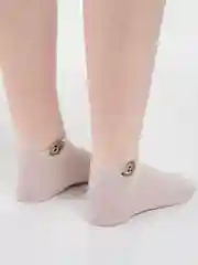 Бежевый носки женские короткие