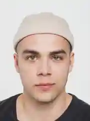 Бежевый кепка докер, без козырька, унисекс