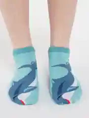 Голубой женские носки