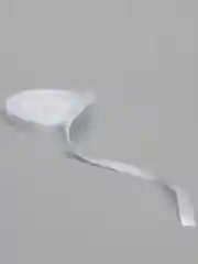 Белый лента атласная, 1,2 см, 25 ярд