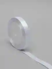 Белый лента атласная, 1,2 см, 25 ярд