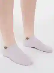 Кремовый носки женские короткие