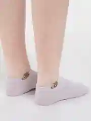 Кремовый носки женские короткие
