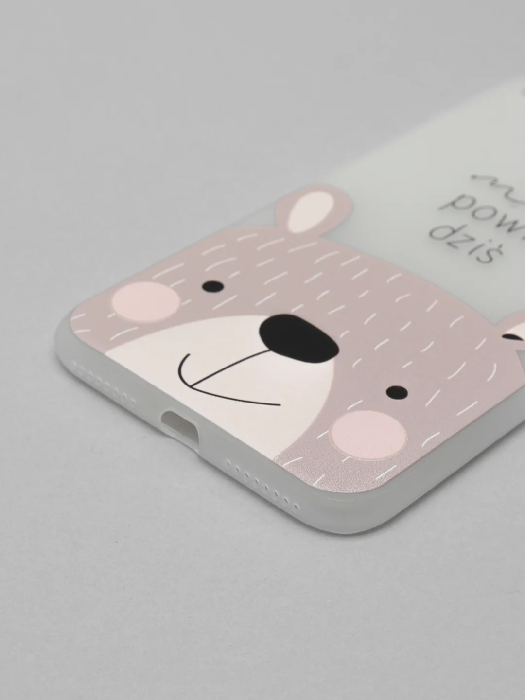 Бежевый чехол для iPhone 6/6plus, 7-8 / 7-8plus "Животные"