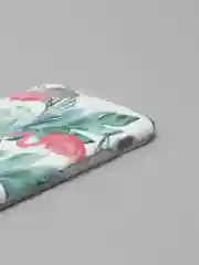 Тёмно-бирюзовый чехол "Растения" для iPhone 6  / 7 / 8 / 6 Plus / 7 Plus / 8 Plus
