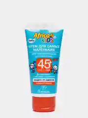 Детский солнцезащитный крем Africa Kids baby для самых маленьких, SPF 45+, UVF/UVB, 50 мл
