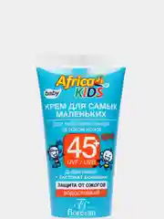 Детский солнцезащитный крем Africa Kids baby для самых маленьких, SPF 45+, UVF/UVB, 50 мл