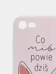 Кораллово-розовый чехол для iPhone 6/6plus, 7-8 / 7-8plus "Животные"