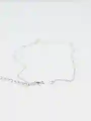 Серебряный цепочка на шею "сердце"