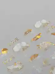 Горчичный голографические 3d-наклейки для ногтей, самоклеящиеся