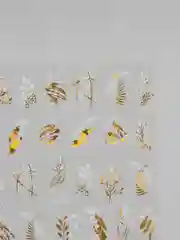 Бронзовый голографические 3d-наклейки для ногтей, самоклеящиеся