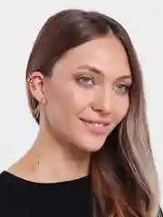 Золотой набор из 7 кафф/ каффы на уши/ украшение на хрящ/ серьги с цепочкой/ клипсы