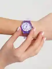Аметистовый легкие женские наручные часы , тонкие