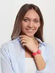 Алый легкие женские наручные часы , тонкие