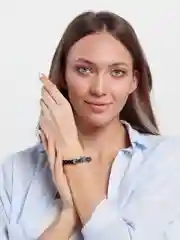 Серебряный браслеты из камней ,4 вида "Дракон" ,"Корона"