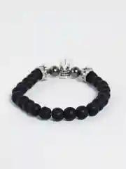 Серебряный браслеты из камней ,4 вида "Дракон" ,"Корона"