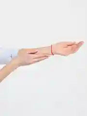 Лайм браслет красная нить с кулоном