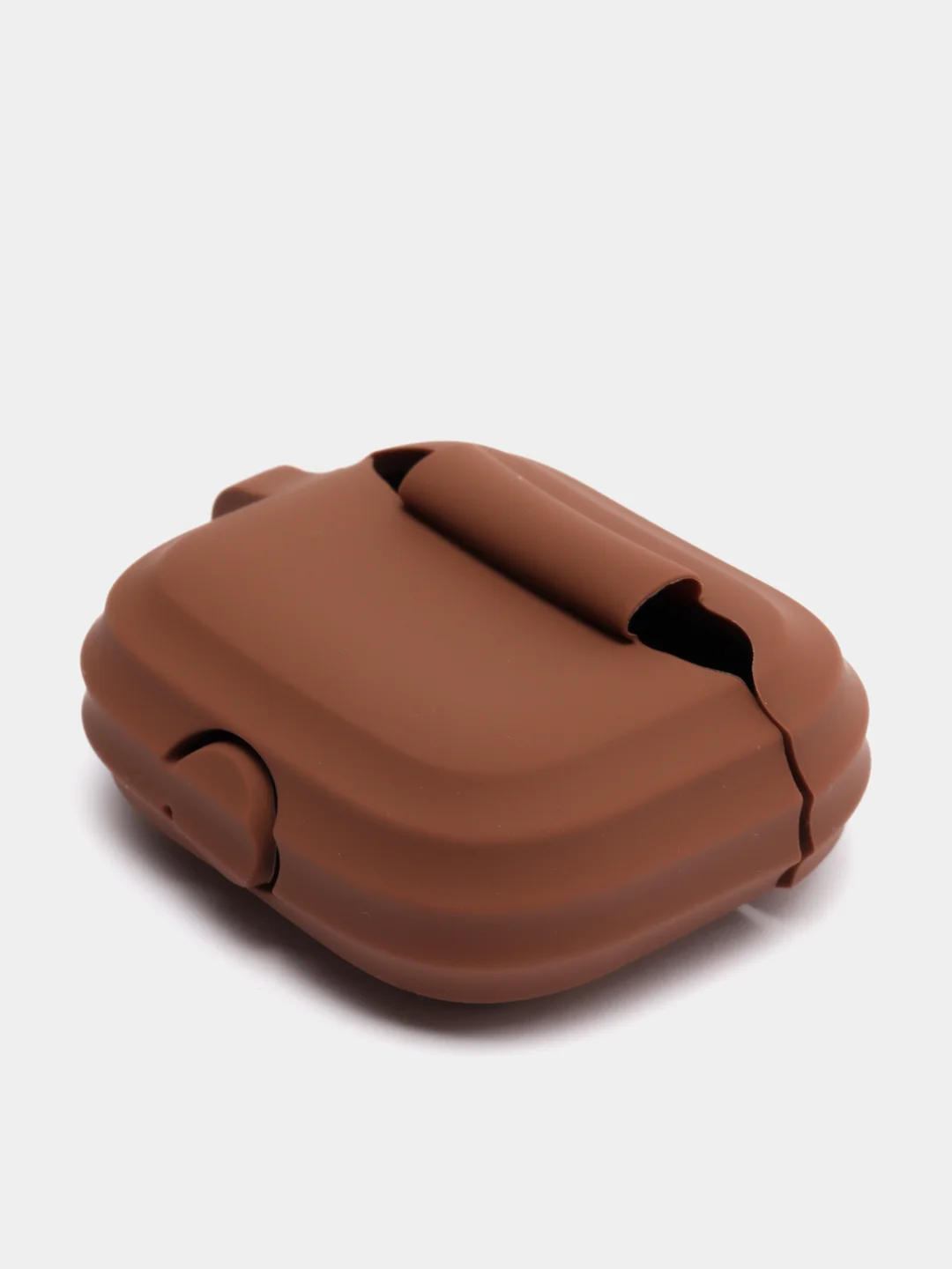 Коричневый силиконовый чехол для наушников AirPods Pro, AirPods Pro 2, AirPods 3