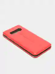 Красный чехол книжка Samsung Galaxy S10, Самсунг Галакси С10