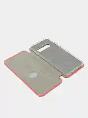 Красный чехол книжка Samsung Galaxy S10, Самсунг Галакси С10