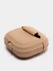 Бежевый силиконовый чехол для наушников AirPods Pro, AirPods Pro 2, AirPods 3