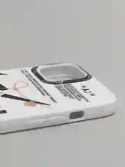 Белый чехол для айфон iPhone 14, силиконовый чехол с принтом Nike