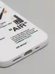 Белый чехол для айфон iPhone 14, силиконовый чехол с принтом Nike