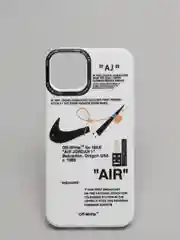 Белый чехол для айфон iPhone 14, силиконовый чехол с принтом Nike